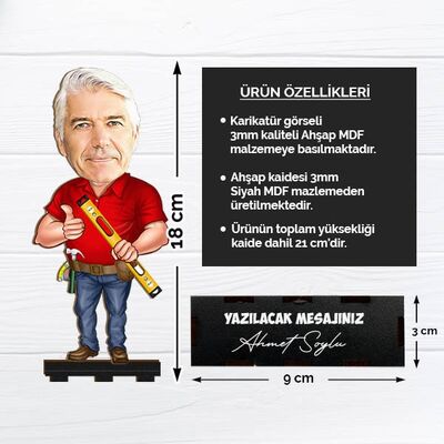 Marifetli Babam Karikatürlü Biblo - 2