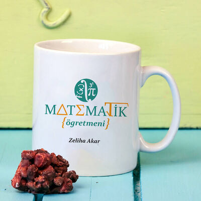 Matematik Öğretmenine Hediye Kupa Bardak - 1
