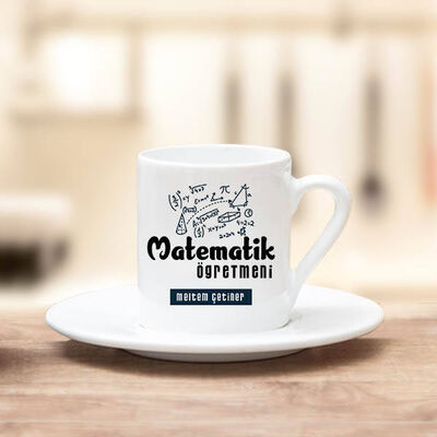 Matematik Öğretmenlerine Hediye Kahve Fincanı - 1