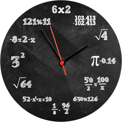 Matematikçiler İçin Duvar Saati - 1
