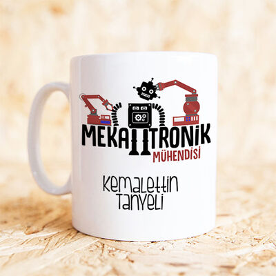 Mekatronik Mühendisine Hediye Kupa Bardak - 1