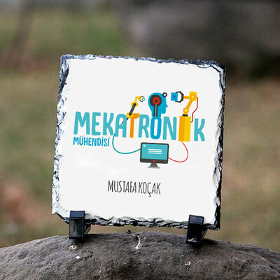 Mekatronik Mühendisine Hediye Taş Baskı - 1