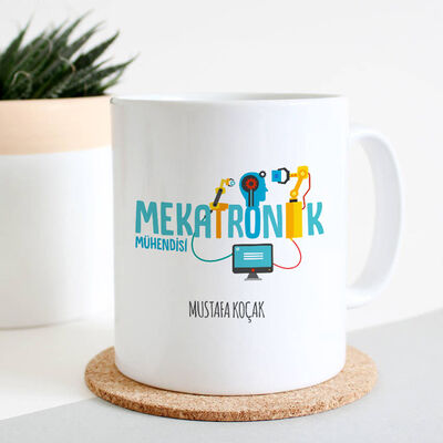 Mekatronik Mühendisine Özel Kupa Bardak - 1