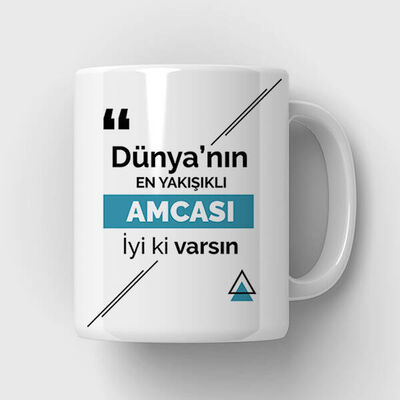 Mesajlı Amcaya Hediye Kupa Bardak - 1