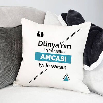 Mesajlı Amcaya Hediye Yastık - 1