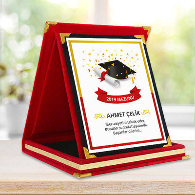 Mezun Öğrenciye Hediye Plaket - 1