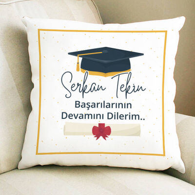Mezuniyet Hediyesi Kişiye Özel Yastık - 1