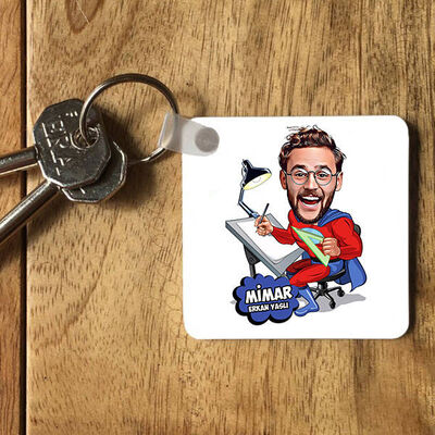Mimara Hediye Karikatürlü Anahtarlık - 1