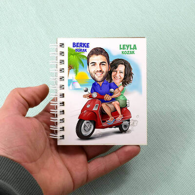 Motorla Gezinti Karikatürlü Defter - 1