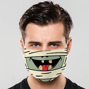 Mumya Ağzı Tasarım Maske - 1