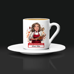 Mutfak Profesörü Anne Karikatürlü Kahve Fincanı - 3