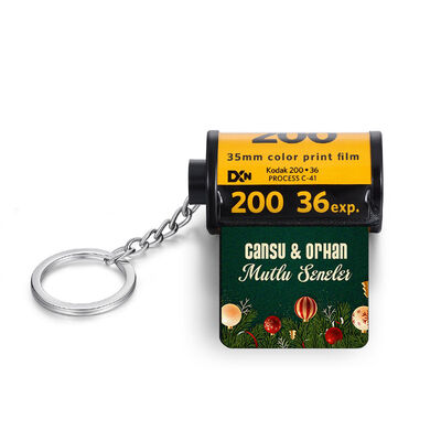 Mutlu Seneler Kişiye Özel Kodak Anahtarlık - 4