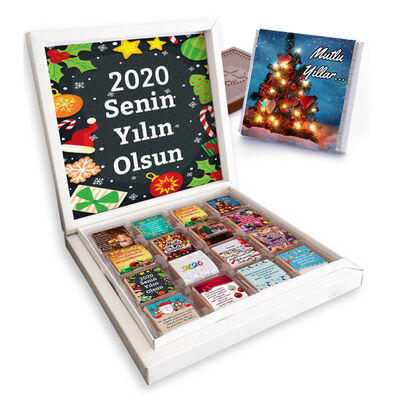 Mutlu Yıllar Dilerim Yılbaşı Çikolatası - 1