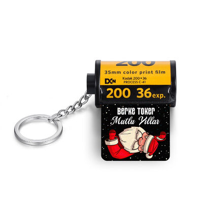 Mutlu Yıllar Film Şeridi Kodak Anahtarlık - 2