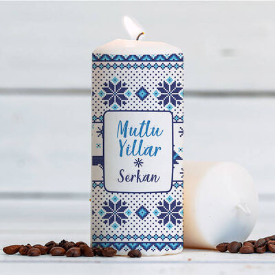 Mutlu Yıllar İsme Özel Mum - 1