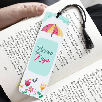 Mutluluk Yağmuru İsimli Kitap Ayracı - 1