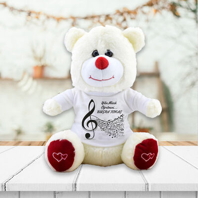 Müzik Öğretmenlerine Hediye Peluş Ayıcık - 1