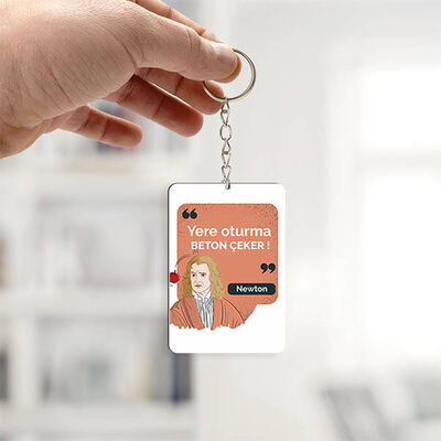 Newton Esprili Mesajlı Anahtarlık - 1