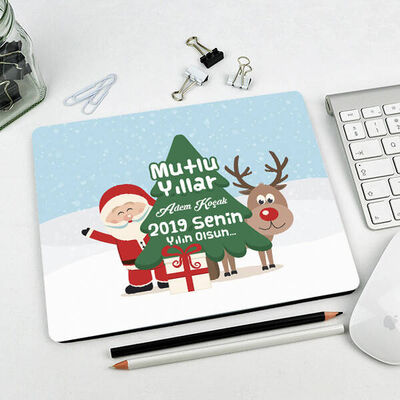 Noel Baba Mutlu Yıllar Mouse Pad - 1