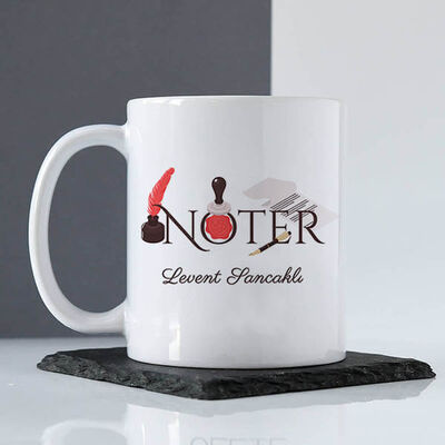 Noterlere Özel Kupa Bardak - 1
