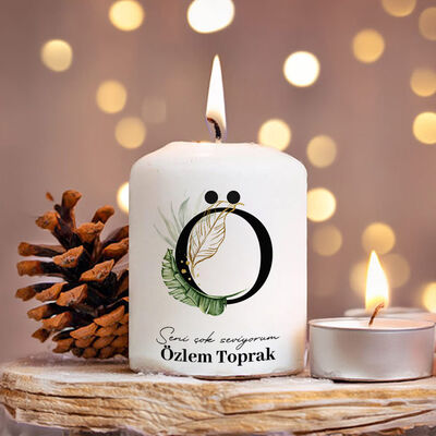 Ö Harfli Kişiye Özel Mum - 1