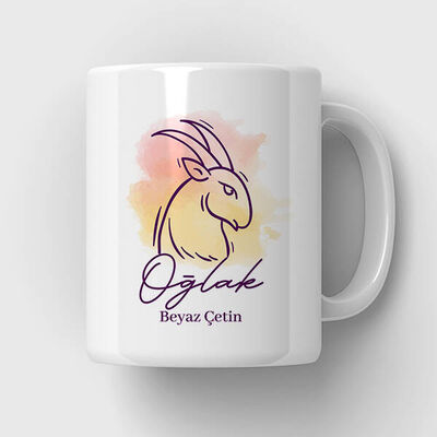 Oğlak Burcuna Hediye Kupa Bardak - 1