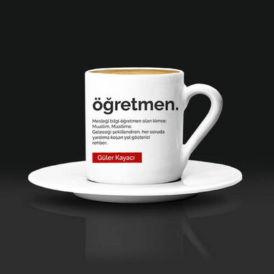 Öğretmen Kavramı İsimli Kahve Fincanı - 1