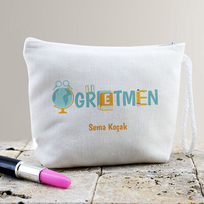 Öğretmene Hediye Makyaj Çantası - 1