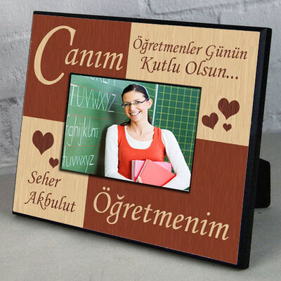 Öğretmene Kişiye Özel Resim Çerçevesi - 1