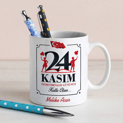 Öğretmenime Kupa Bardak Hediyem - 1