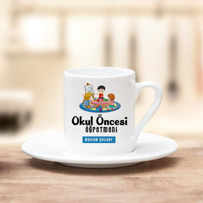 Okul Öncesi Öğretmenlerine Hediye Kahve Fincanı - 1