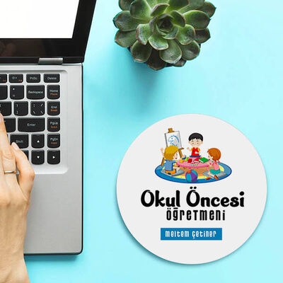 Okul Öncesi Öğretmenlerine Hediye Mousepad - 1