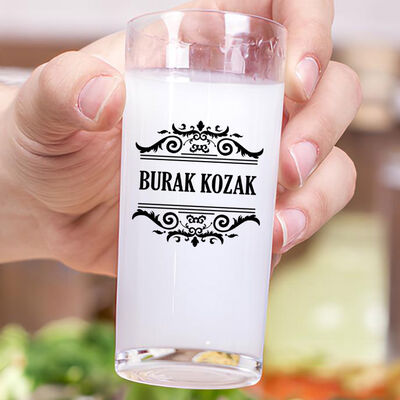 Orijinal Tasarım Kişiye Özel İkili Rakı Bardağı - 3