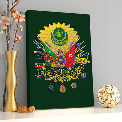 Osmanlı Arması Kanvas Tablo - 1