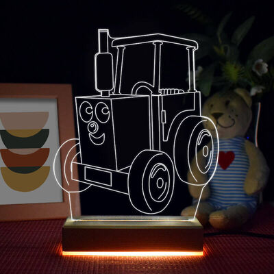 Oyuncak Araba Tasarımlı 3d Led Lamba - 3