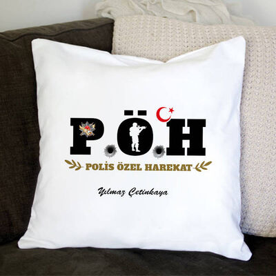 Özel Harekat Polisine Hediye Kare Yastık - 1