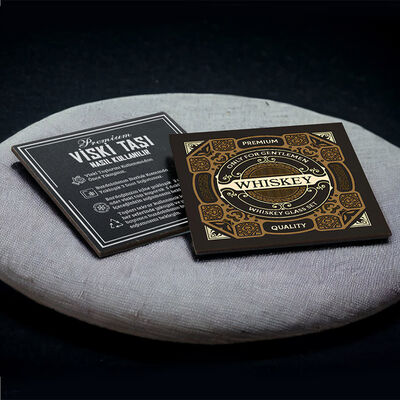 Özel Kutuda Viski Taşlı Kişiye Özel Portsmouth Viski Bardağı Seti - 5