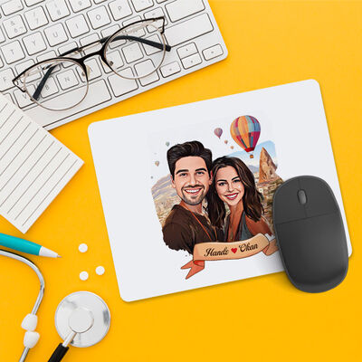 Peri Bacaları ve Aşkımız Karikatürlü Mousepad - 1