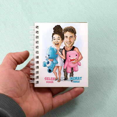 Ponçik Çiftler Karikatürlü Defter - 1