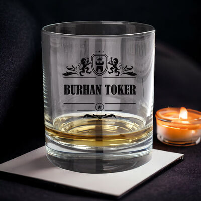 Premium Kutuda Kişiye Özel Molde Viski Bardağı Seti - 6