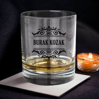 Premium Kutuda Kişiye Özel Nottingham Viski Bardağı Seti - 6