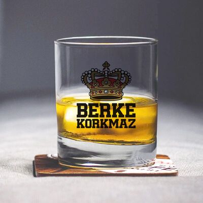 Prestijli İsme Özel Renkli Viski Kadehi - 4