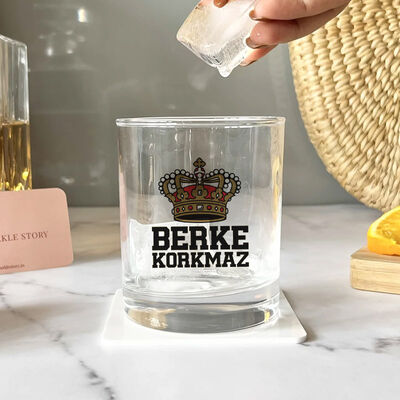 Prestijli İsme Özel Renkli Viski Kadehi - 2