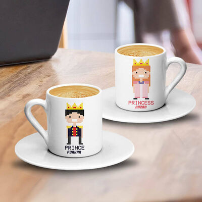 Prince And Princess Çiftler İçin Kahve Fincanı - 2