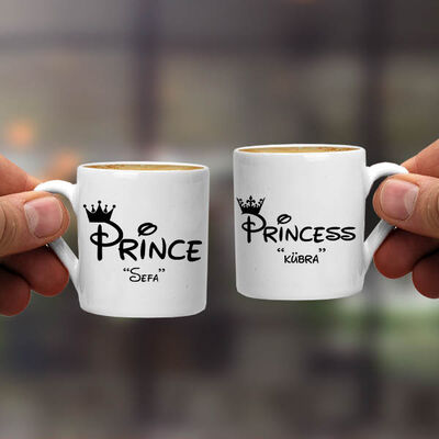 Prince And Princess İkili Kahve Fincanı - 1