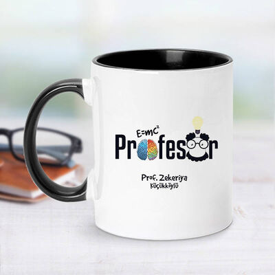 Profesör İçin Siyah Kupa Bardak - 1