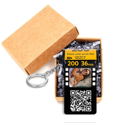 QR Kodlu Kişiye Özel Kodak Anahtarlık - 2