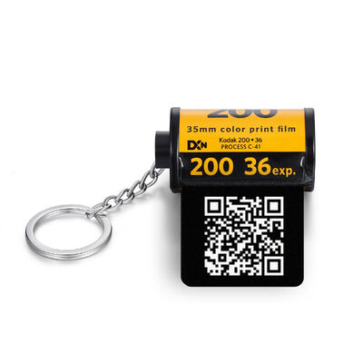 QR Kodlu Kişiye Özel Kodak Anahtarlık - 3