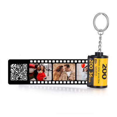 QR Kodlu Kişiye Özel Kodak Anahtarlık - 4