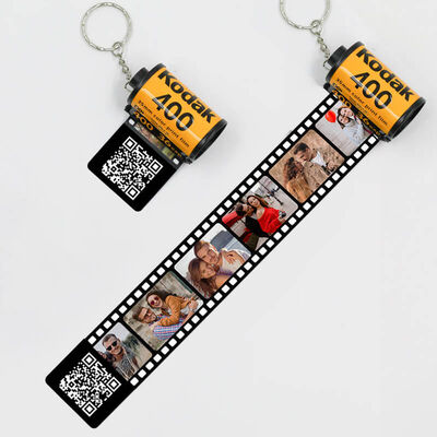 QR Kodlu Kişiye Özel Kodak Anahtarlık - 7